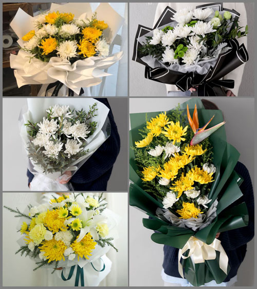 福建福州福清市新厝镇漆林村白事花束代送